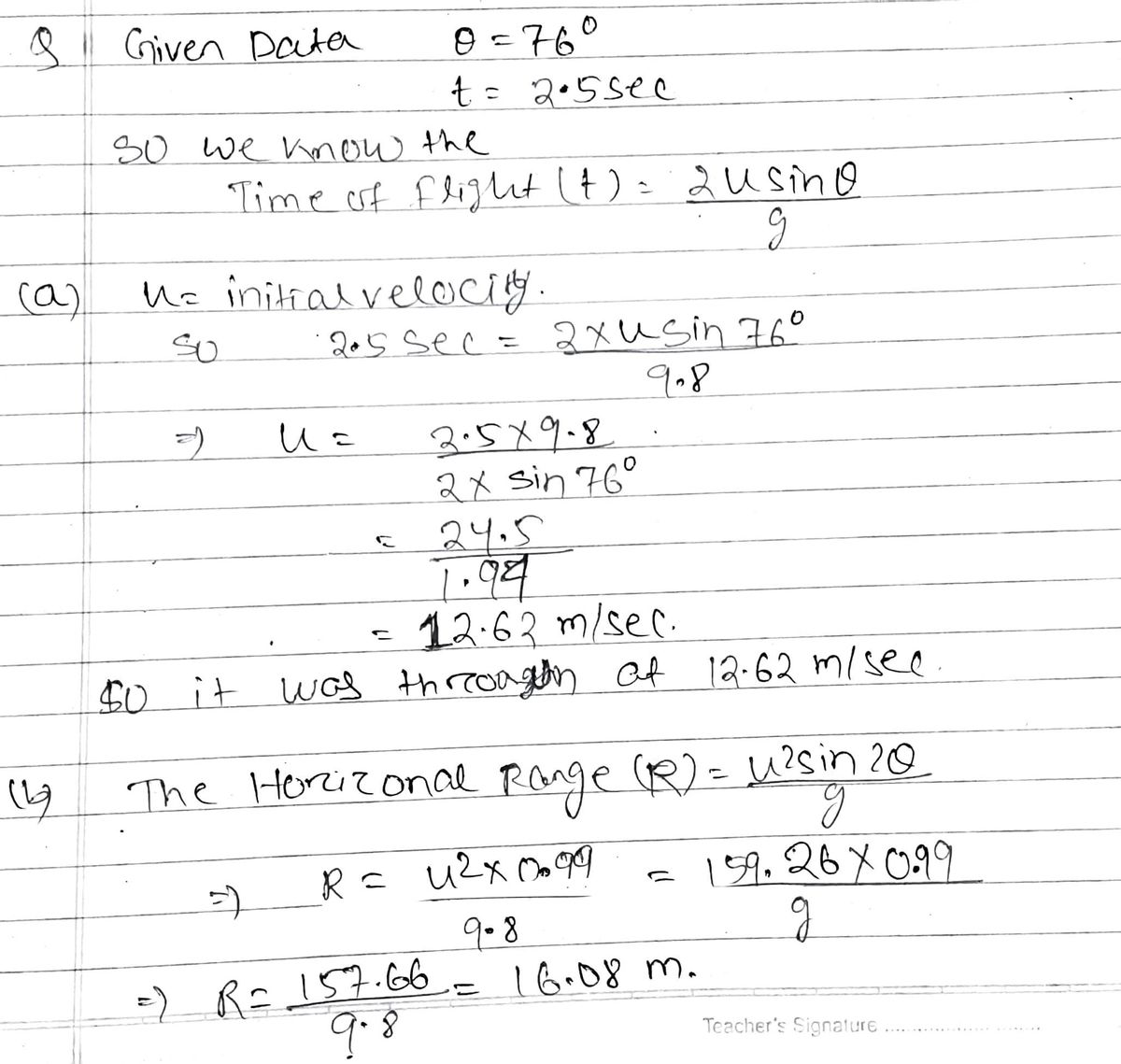 Physics homework question answer, step 1, image 1